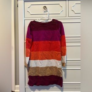 GapKids Sweater Dress S 6-7 Purples,Browns & Orange perfect for Fall